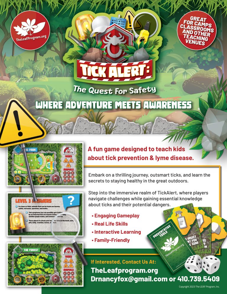 New game teaches kids about tick prevention and Lyme disease